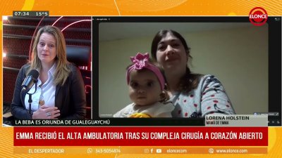 Emma recibi&oacute; el alta ambulatoria tras una compleja cirug&iacute;a card&iacute;aca: &ldquo;Somos afortunados&rdquo;